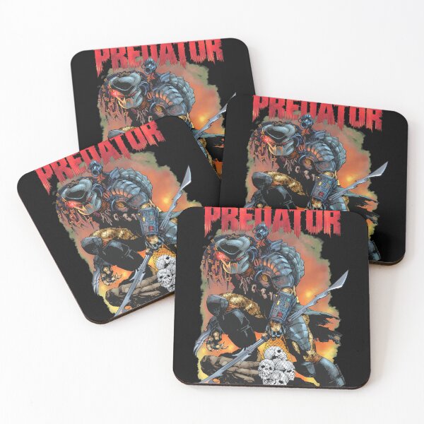 Item preview, Predator Fierce Hunter Skulls Sci-Fi Action Artwork designed and sold by GINAMILTON12.