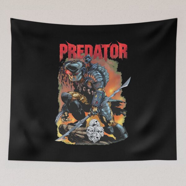 Item preview, Predator Fierce Hunter Skulls Sci-Fi Action Artwork designed and sold by GINAMILTON12.