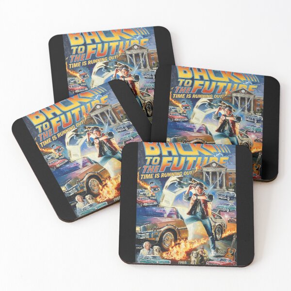 Item preview, Back to the Future Marty McFly DeLorean Clock Tower Art designed and sold by GINAMILTON12.