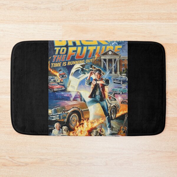 Item preview, Back to the Future Marty McFly DeLorean Clock Tower Art designed and sold by GINAMILTON12.
