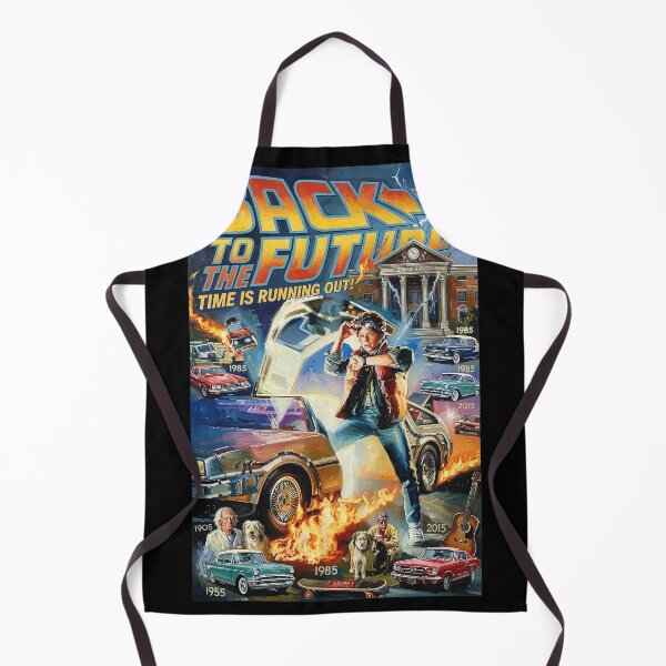 Item preview, Back to the Future Marty McFly DeLorean Clock Tower Art designed and sold by GINAMILTON12.