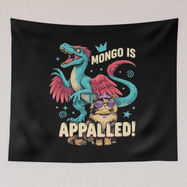 Item preview, Mongo Is Appalled Velociraptor Cat Crown designed and sold by GINAMILTON12.