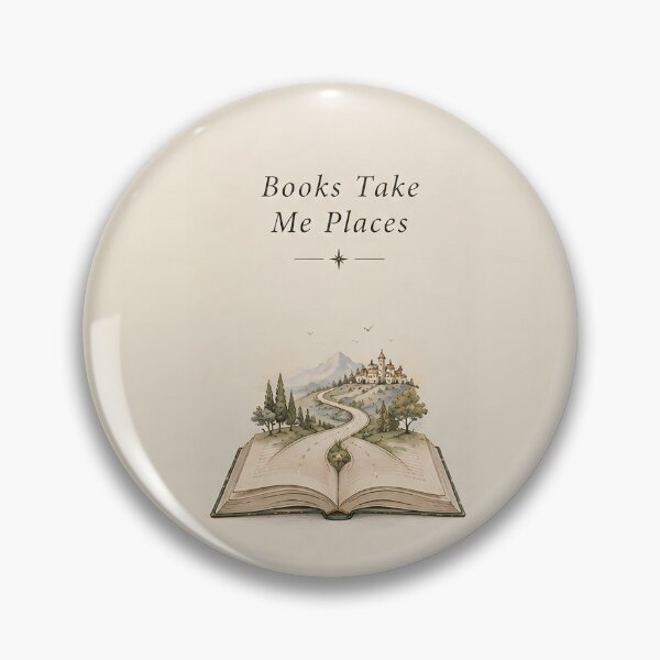 Item preview, Books Take Me Places – Book & Road Design designed and sold by KWW SHOP.