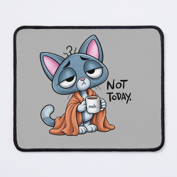 Item preview, Blasé Kitty — Not Today. designed and sold by Robbgoblin.