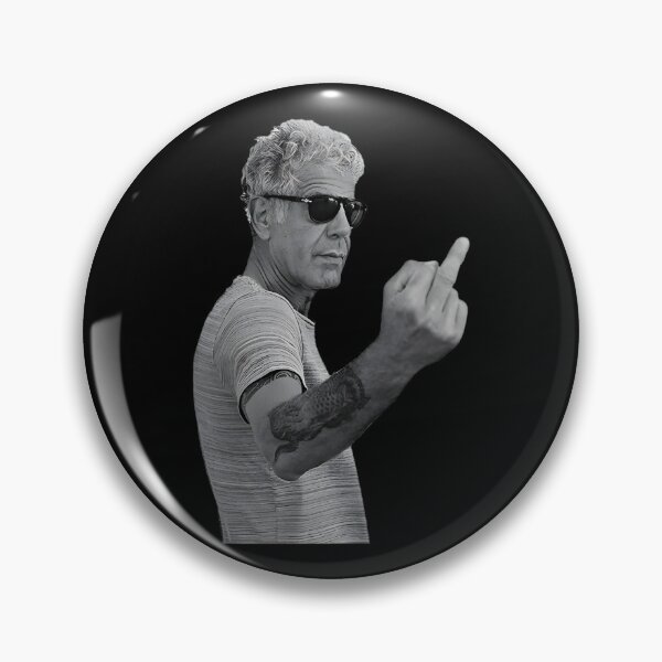 Item preview, Anthony Bourdain Legend Middle Finger Style designed and sold by RubyeReing.