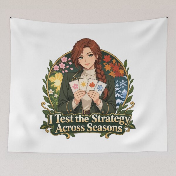 Item preview, Strategy Across Seasons Anime Research Design designed and sold by Bikivuno.