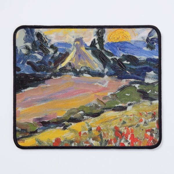 Item preview, Landscape with sunset designed and sold by NeonCanvasDream.