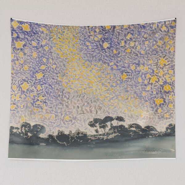 Item preview, Landscape with stars designed and sold by NeonCanvasDream.