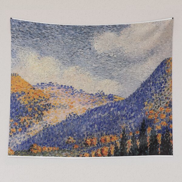 Item preview, Landscape, the little maresque mountains designed and sold by NeonCanvasDream.