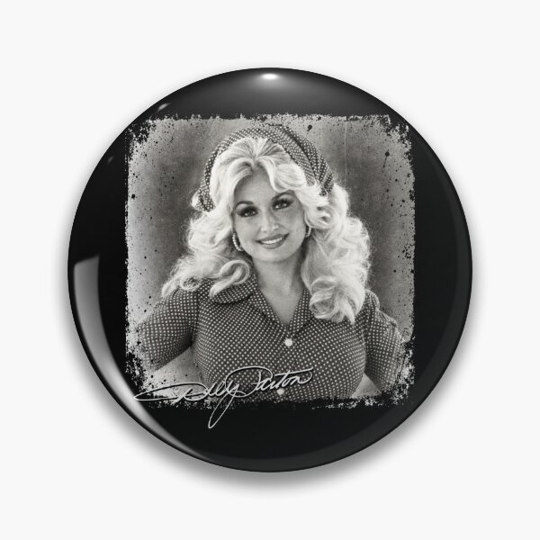 Item preview, Vintage Dolly Parton Black And White Portrait Signature  designed and sold by TrevionYoster.