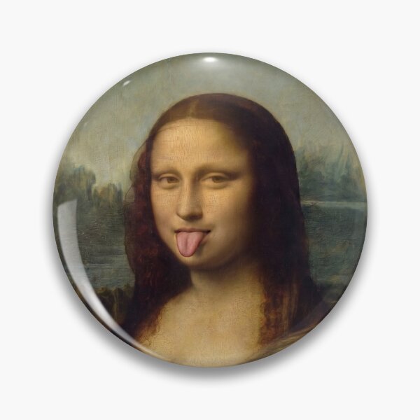 Item preview, Mona Lisa Tongue Out - Cheeky Renaissance Art Parody designed and sold by ShabanMerch⭐⭐⭐.
