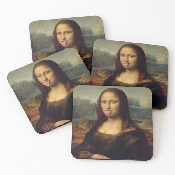 Item preview, Mona Lisa Tongue Out - Cheeky Renaissance Art Parody designed and sold by ShabanMerch⭐⭐⭐.