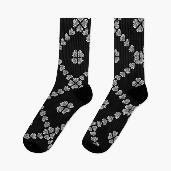 Item preview, Heart Diamonds in White & Black designed and sold by Digitalmyth's Designs.