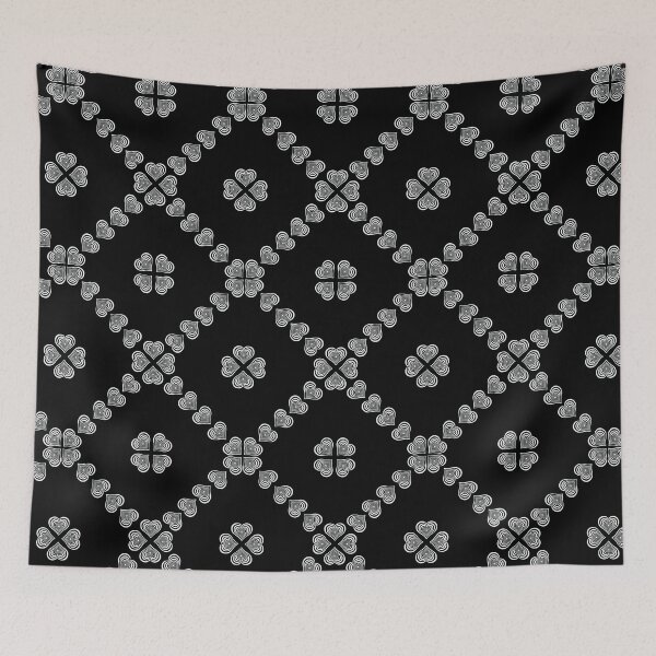 Item preview, Heart Diamonds in White & Black designed and sold by Digitalmyth's Designs.