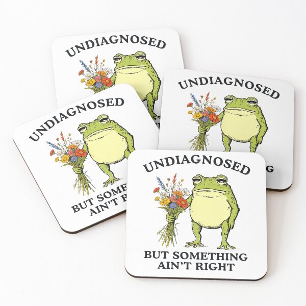 Item preview, Undiagnosed But Something Ain't Right Funny Frog designed and sold by studio-ssaam.