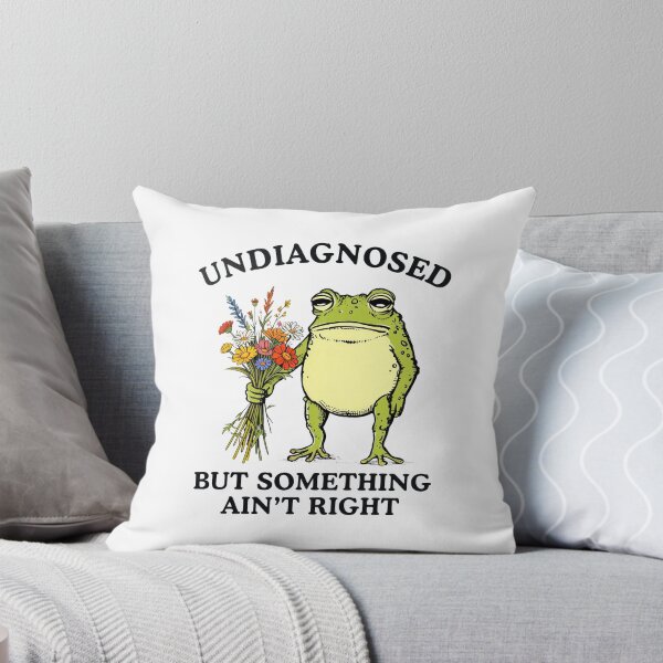Item preview, Undiagnosed But Something Ain't Right Funny Frog designed and sold by studio-ssaam.