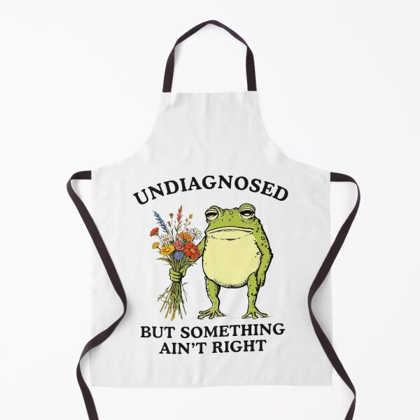 Item preview, Undiagnosed But Something Ain't Right Funny Frog designed and sold by studio-ssaam.
