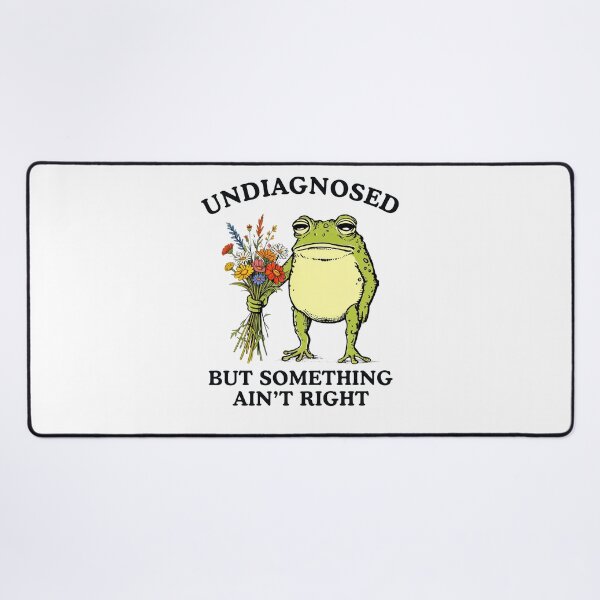 Item preview, Undiagnosed But Something Ain't Right Funny Frog designed and sold by studio-ssaam.