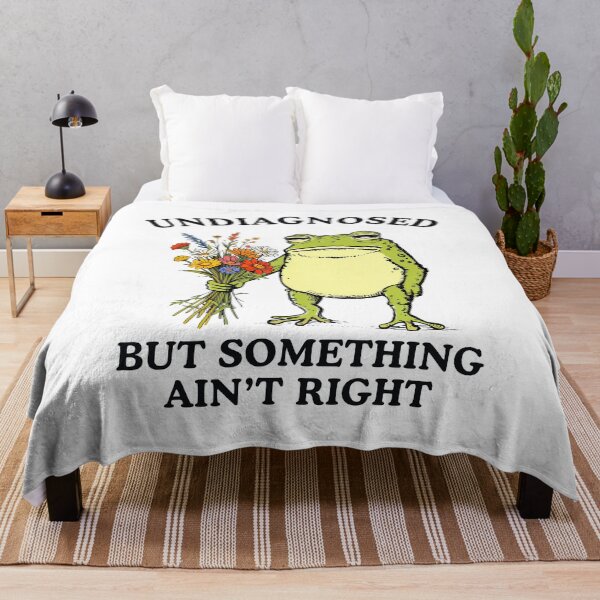 Item preview, Undiagnosed But Something Ain't Right Funny Frog designed and sold by studio-ssaam.