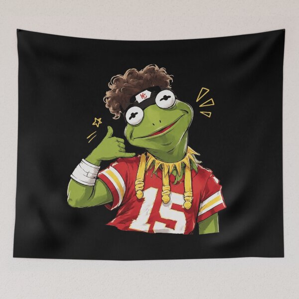 Item preview, Kermit Mahomes Meme designed and sold by delila8a8e.
