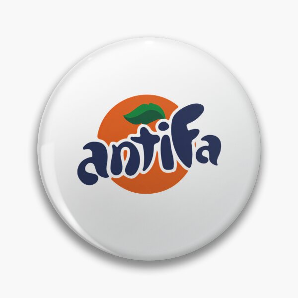 Item preview, Orange Circle Green Leaf Anti Fascist Symbol designed and sold by LiamHawki.