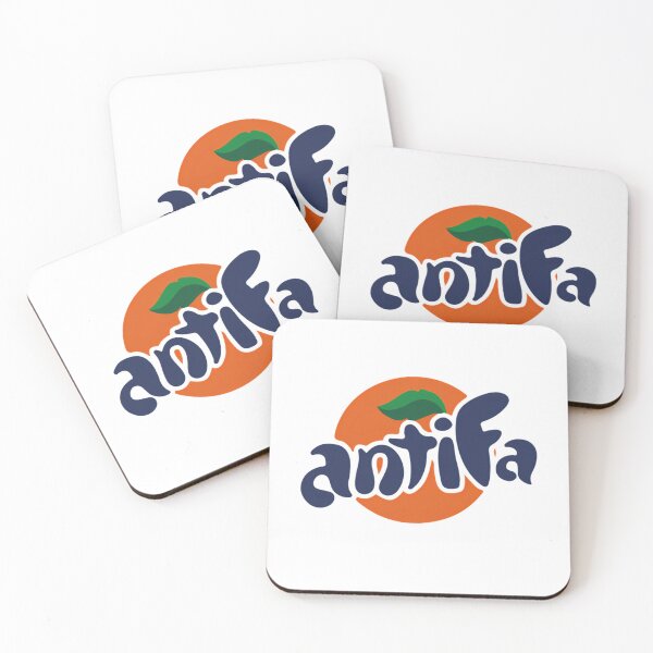Item preview, Orange Circle Green Leaf Anti Fascist Symbol designed and sold by LiamHawki.