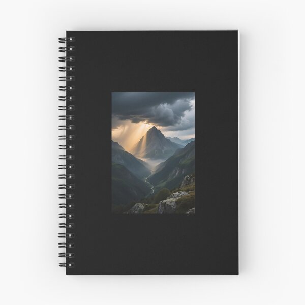 Item preview, Sunlight Over Majestic Mountain Peak designed and sold by atlasvault33.