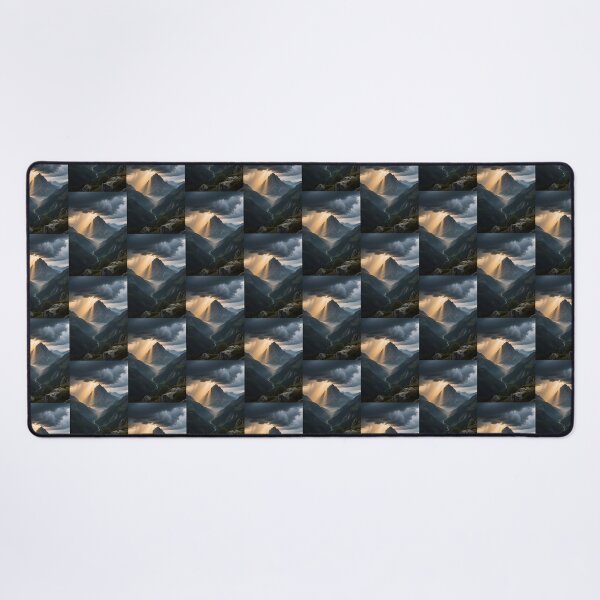 Item preview, Sunlight Over Majestic Mountain Peak designed and sold by atlasvault33.