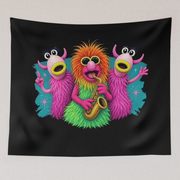 Item preview, Muppet Trio Sax designed and sold by delila8a8e.