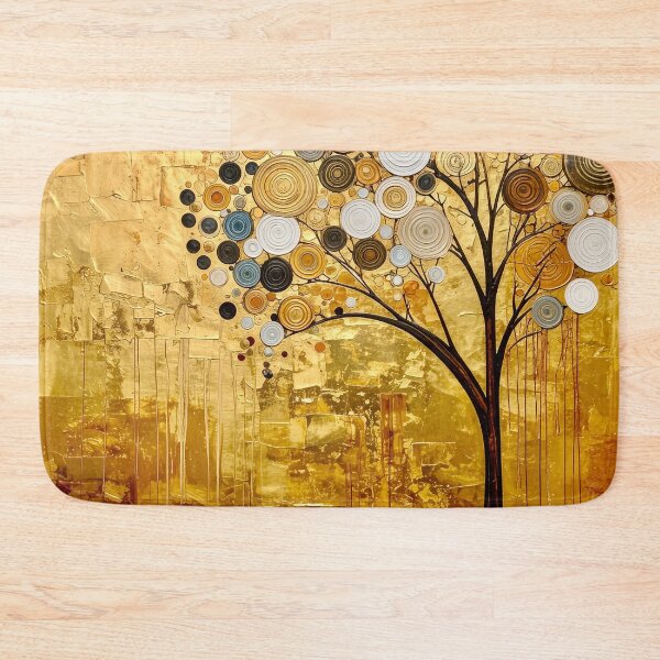 Item preview, Golden Tree of Life in Gustav Klimt Style designed and sold by Vicky Brago-Mitchell®.