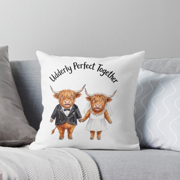 Item preview, Highland Cow Wedding Couple designed and sold by Tiffany Roy.