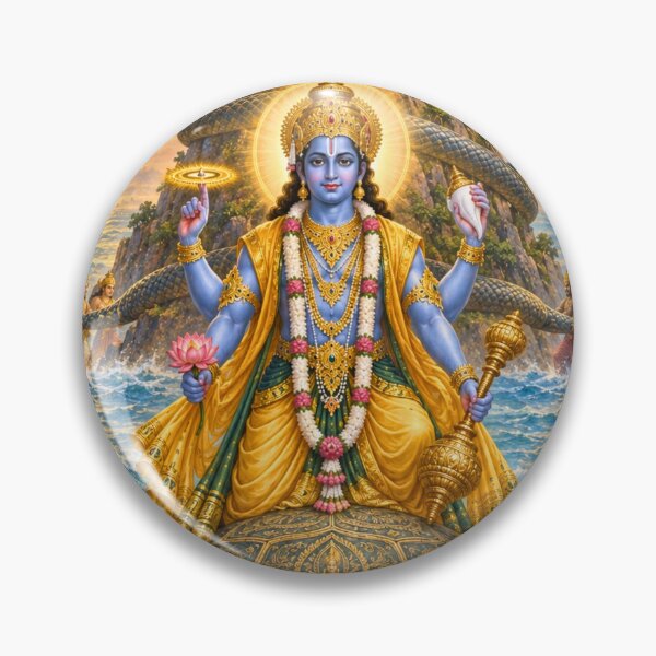 Item preview, Kurma Avatar of Lord Vishnu - Cosmic Tortoise Devotional Art designed and sold by Homyar.