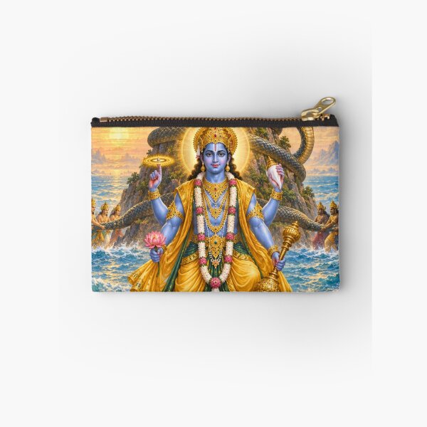 Item preview, Kurma Avatar of Lord Vishnu - Cosmic Tortoise Devotional Art designed and sold by Homyar.