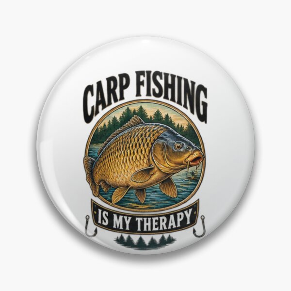 Item preview, Carp fishing is my therapy designed and sold by StrongEpic.