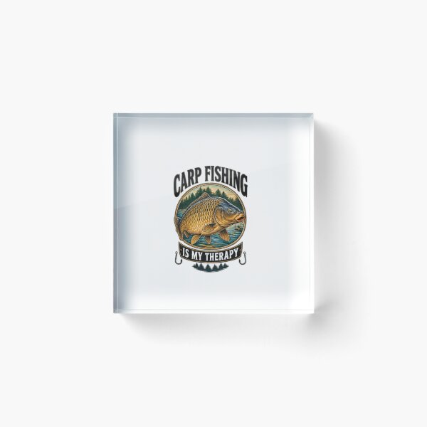 Item preview, Carp fishing is my therapy designed and sold by StrongEpic.