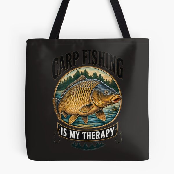 Item preview, Carp fishing is my therapy designed and sold by StrongEpic.