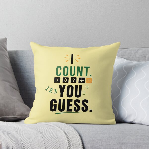 Item preview,  I Count You Guess – Funny Accountant & Accounting Humor designed and sold by FCA SIR MERCH .