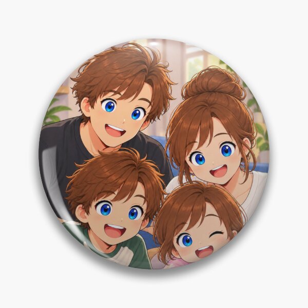 Item preview, Kenzie Family Game Night Cartoon Character Design designed and sold by Kenzie & Co.