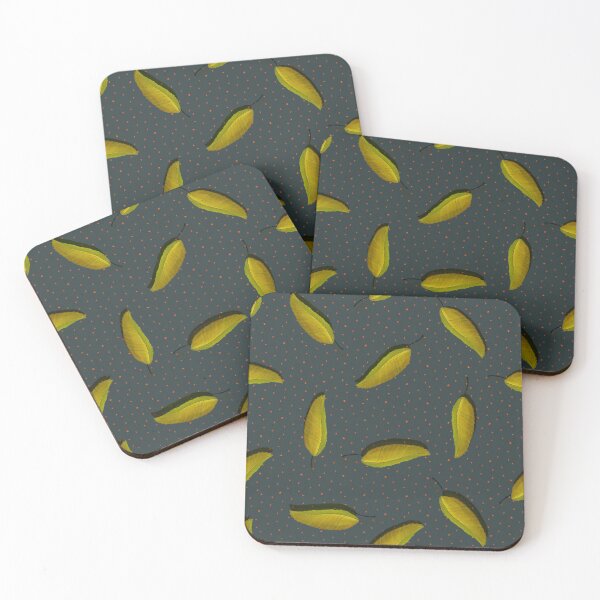 Item preview, Gray falling Autumn leaves designed and sold by Claire-Sesker.
