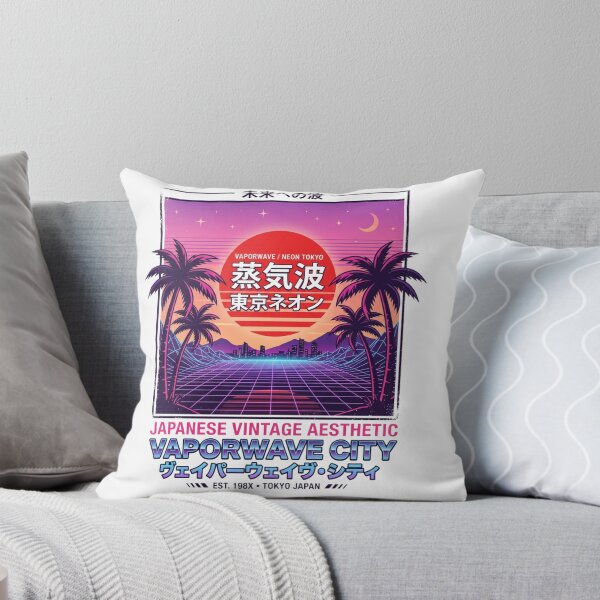 Item preview, Japanese Vintage Aesthetic Vaporwave City designed and sold by RoyalDeluxGo.