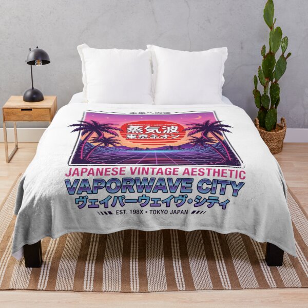 Item preview, Japanese Vintage Aesthetic Vaporwave City designed and sold by RoyalDeluxGo.