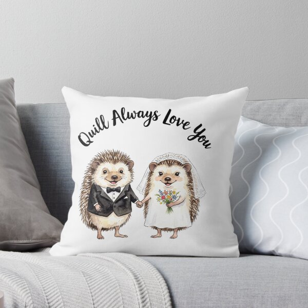 Item preview, Hedgehog Wedding Couple Bouquet designed and sold by Tiffany Roy.