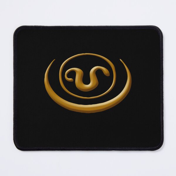 Item preview, Golden Spiral Serpent Alien Symbol designed and sold by LiamHawki.