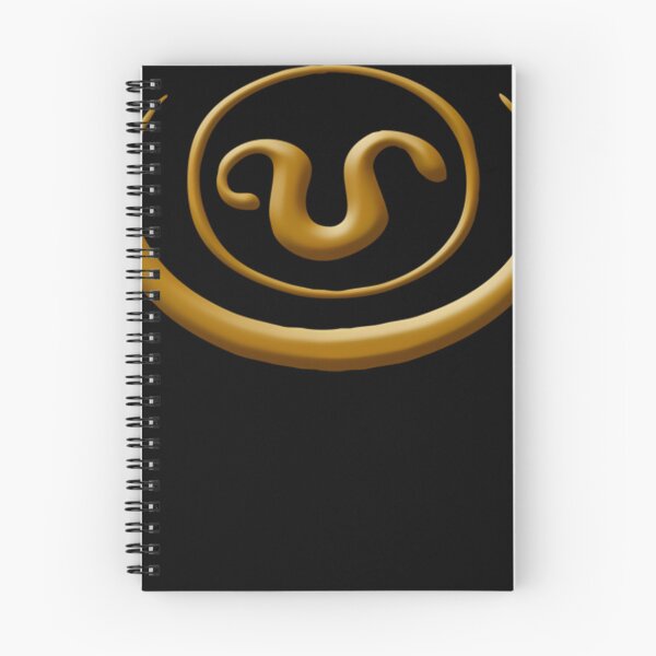 Item preview, Golden Spiral Serpent Alien Symbol designed and sold by LiamHawki.