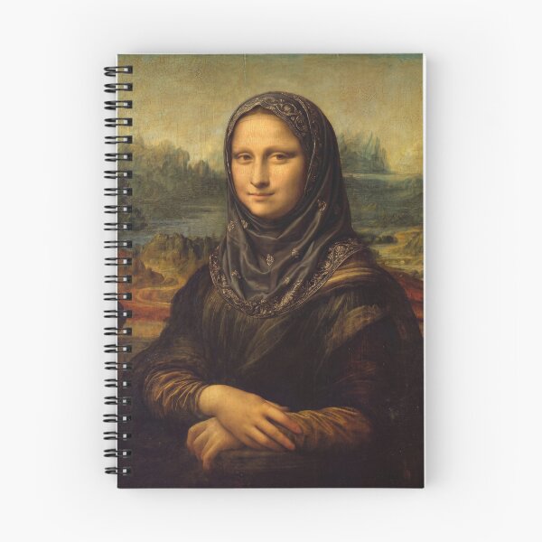 Item preview, Mona Lisa wearing hijab  designed and sold by ShabanMerch⭐⭐⭐.