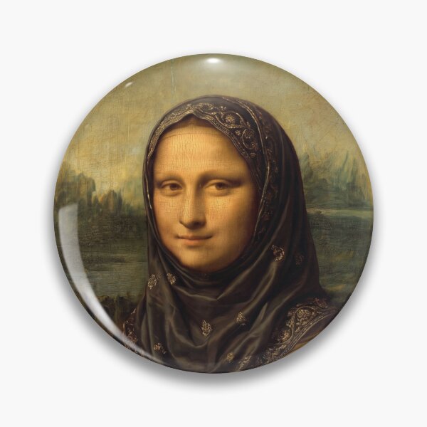 Item preview, Mona Lisa wearing hijab  designed and sold by ShabanMerch⭐⭐⭐.