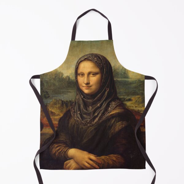 Item preview, Mona Lisa wearing hijab designed and sold by ShabanMerch⭐⭐⭐.