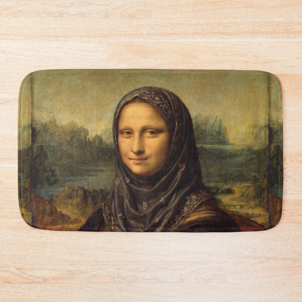 Artikelvorschau, Mona Lisa trägt Hijab entworfen und verkauft von ShabanMerch⭐⭐⭐.
