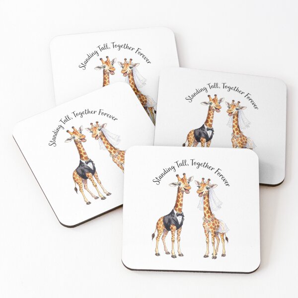 Item preview, Giraffe Couple Wedding Standing designed and sold by Tiffany Roy.
