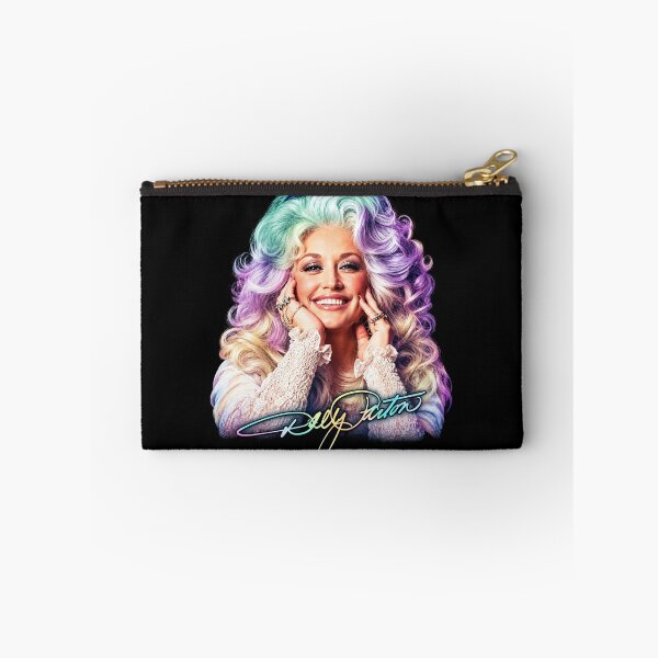 Item preview, Retro Dolly Parton Rainbow Hair Queen Of Country Signature designed and sold by TrevionYoster.